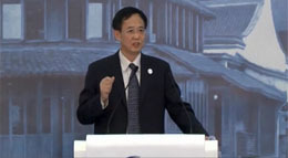 赵泽良发表演讲